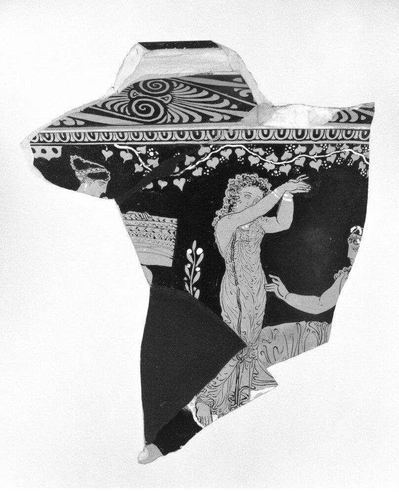 Apulian Red-Figure Bell Krater Fragment