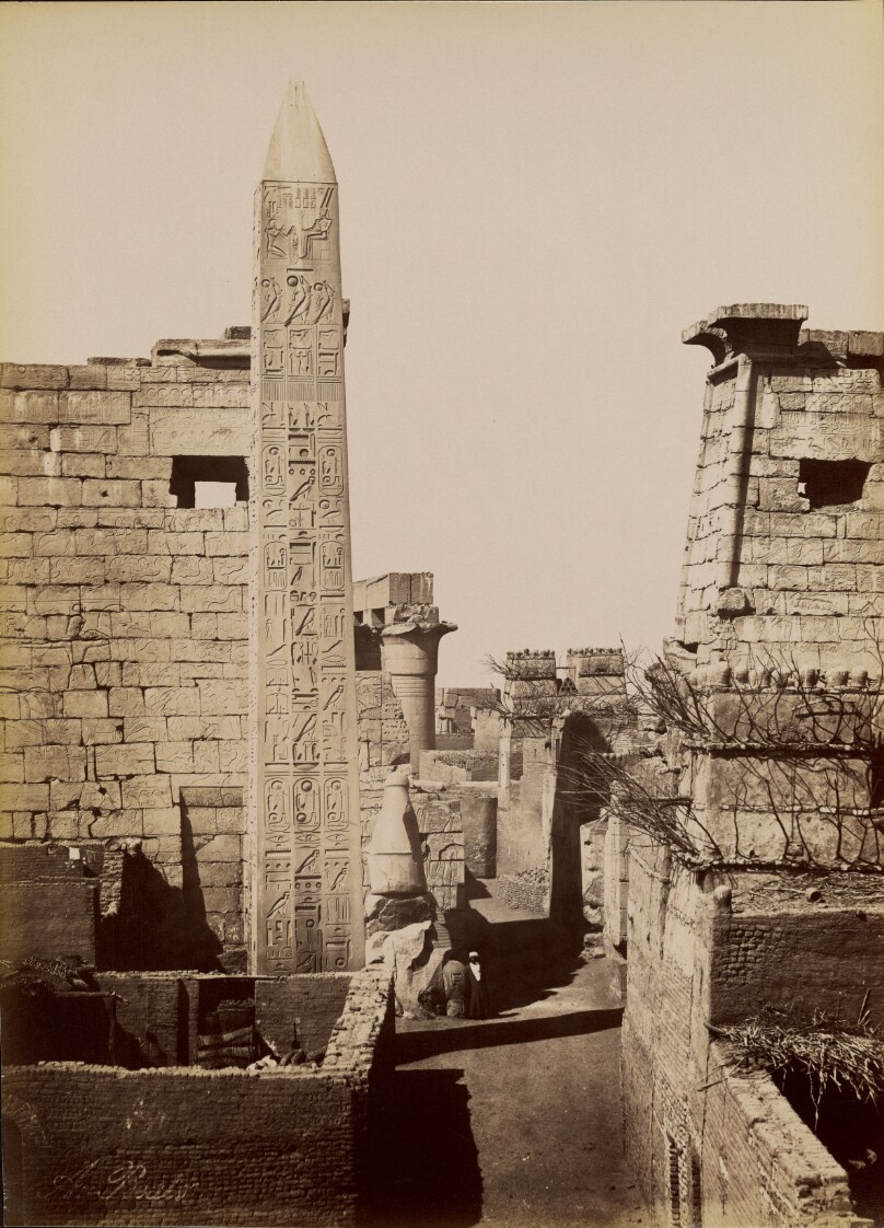 [Luxor, Obelisk and Pylon of Ramses] / [Luxor, Obelisque et Pylone de Ramses]