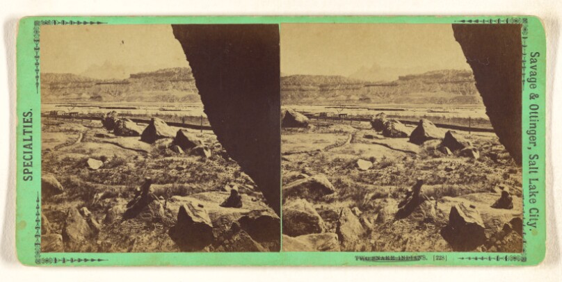 [Indian Bluffs, Southern Utah - 290 miles South of S. Lake Near Rickville]