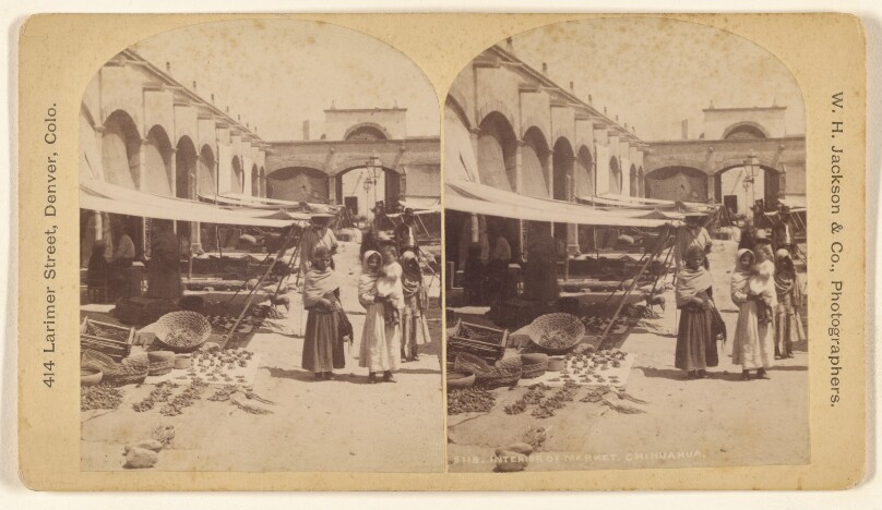 Interior of Market, Chihuahua.