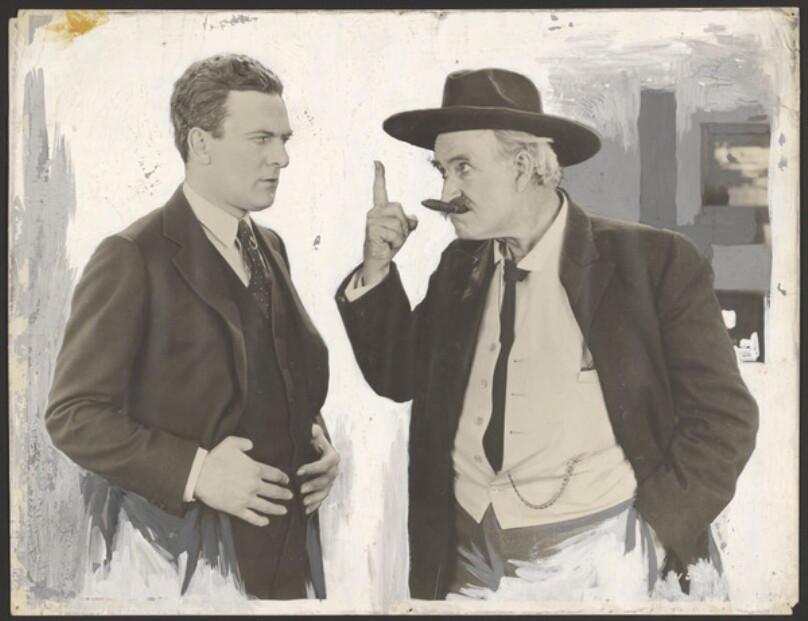 [Film still from "Our Leading Citizen"]