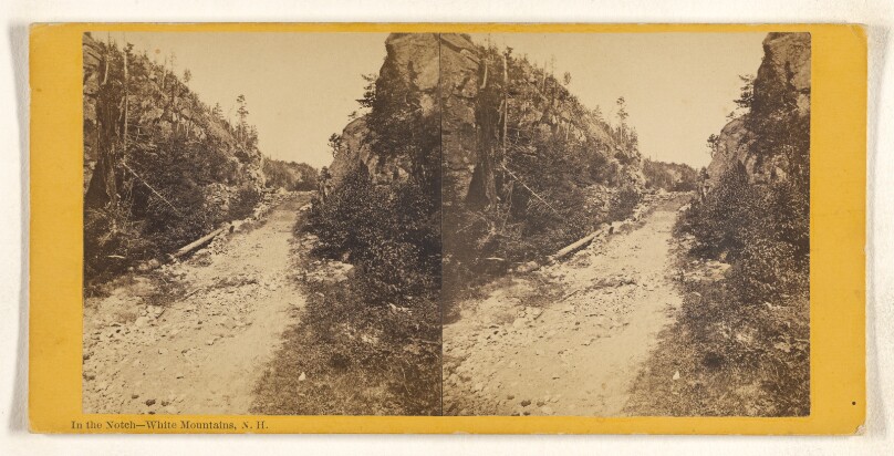 In the Notch - White Mountains, N.H.