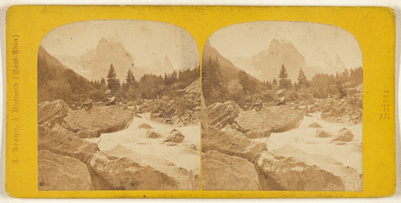 Le Wellhorn et glacier de Rosenlaui.