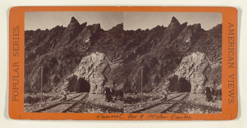 Tunnel No. 3, Upper Weber Canyon. Union Pacific Rail Road.