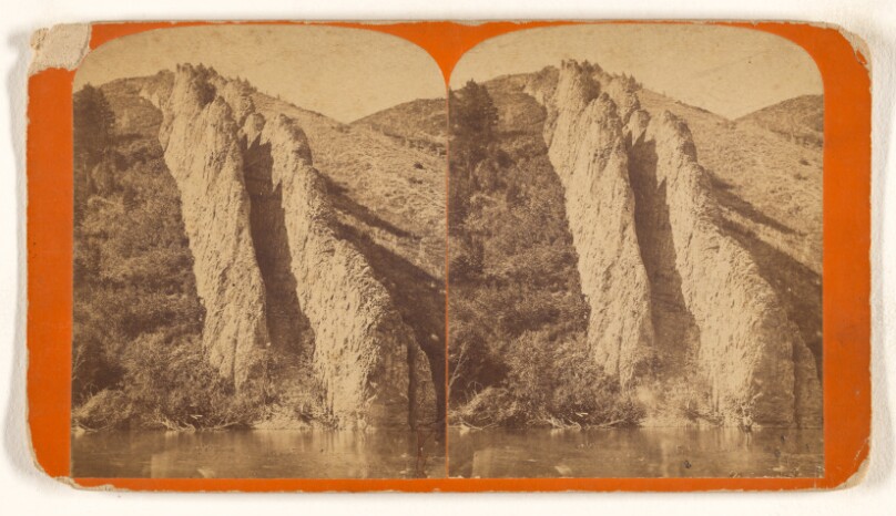 Devil's Slide and U.P.R.R. Track, Weber Canyon.