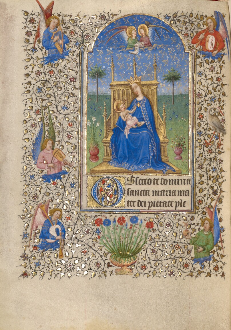 The Virgin and Child Enthroned