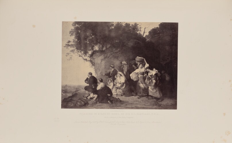 Pilgrims in Sight of Rome, by Sir C.L. Eastlake, P.R.A.