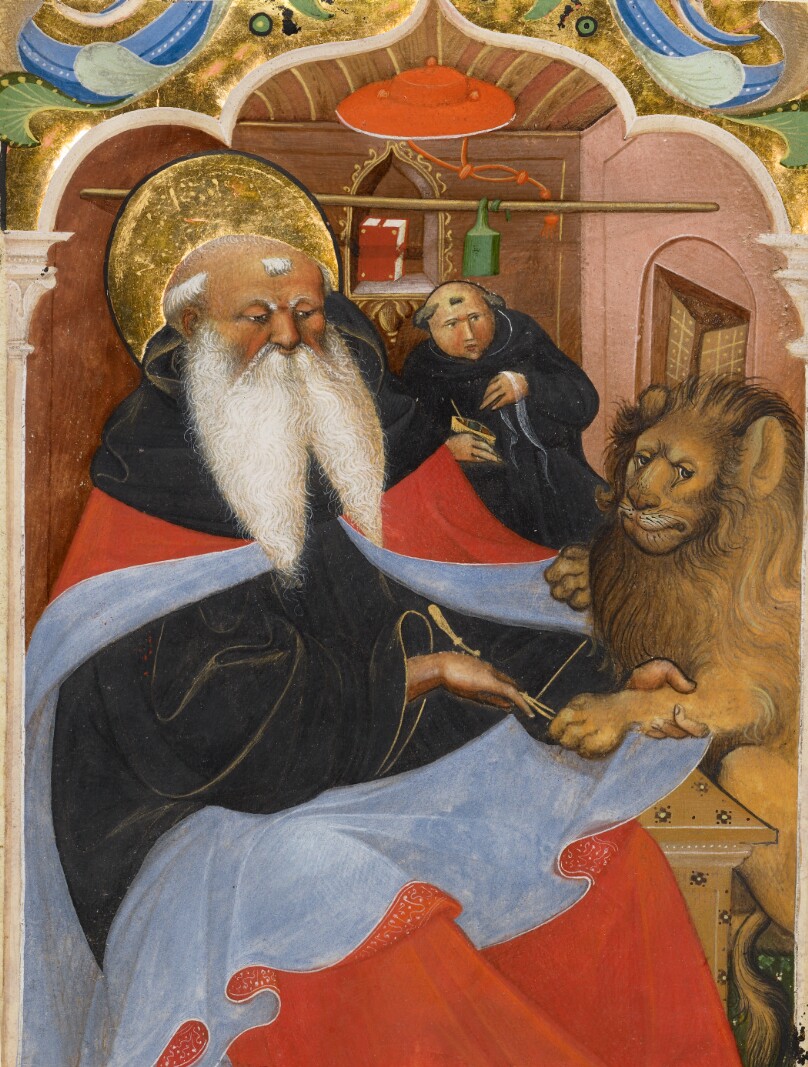 Saint Jerome Extracting a Thorn from a Lion's Paw