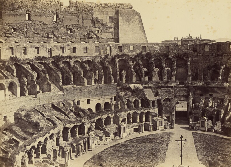 [Interior of the Colosseum - Rome]