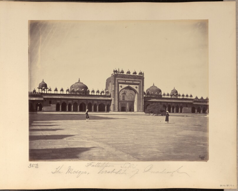 Futtehpore Sikri. The Mosque, West Side of Quadrangle