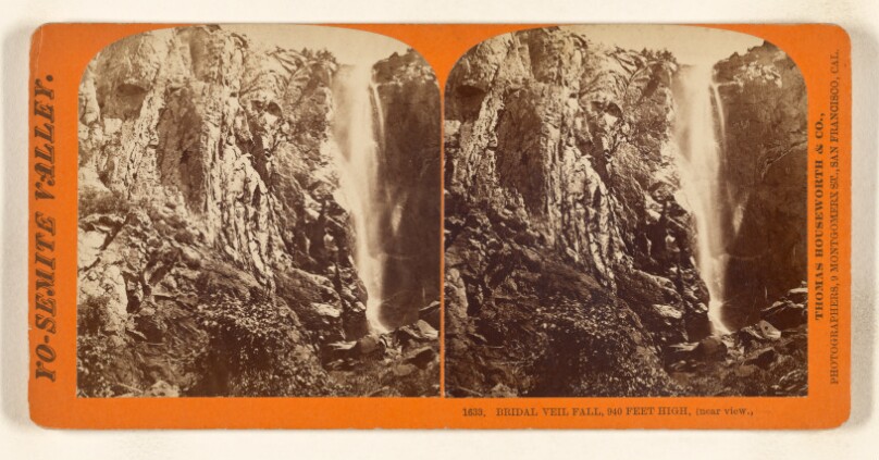 Bridal Veil Fall, 940 Feet High, (near view.)