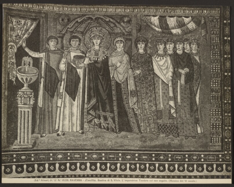Mosaic of Empress Theodora, Basilica of St. Vitale, Ravenna