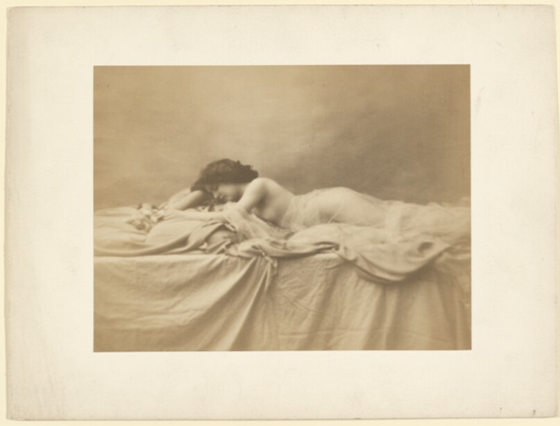 [Nude female reclining]