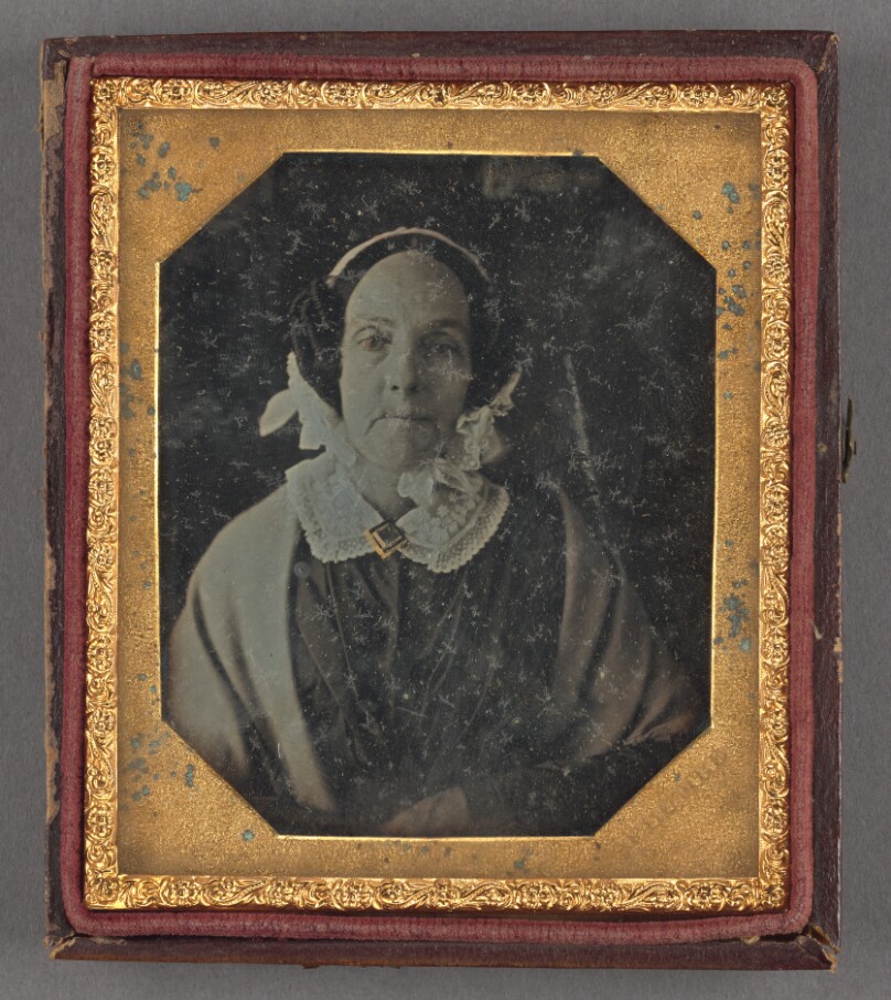 [Portrait of an Elderly Woman in Matron Cap]