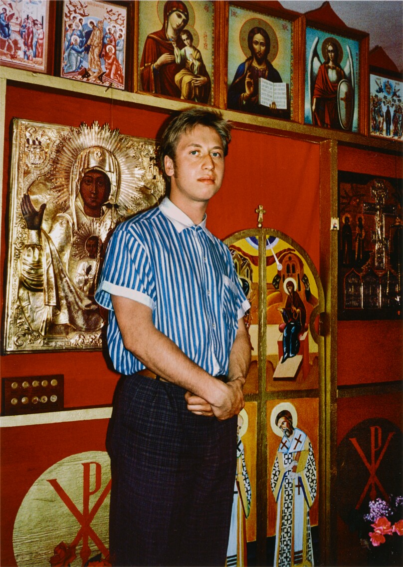 7/6/1991 Yuzhno-Sakhalinsk, Sakhalin, Russian SFSR. A young man who works at a church.