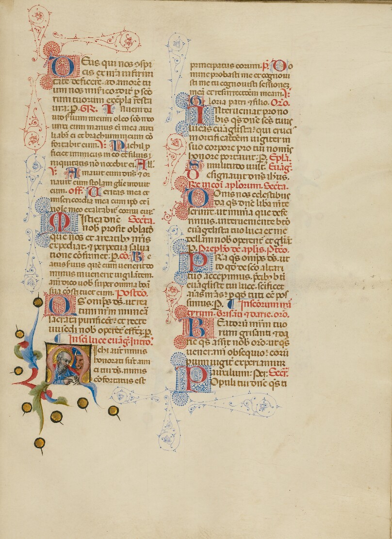 Initial M: Saint Luke