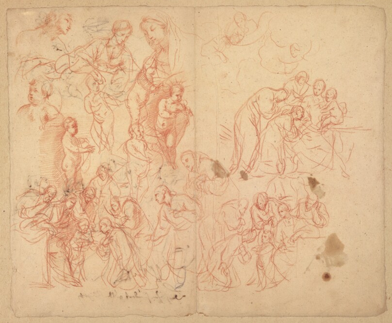 Figure Studies (recto); Figure Studies (verso)