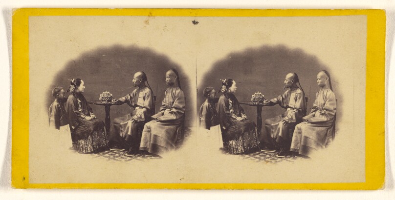 Mandarin and Family, Canton. China.