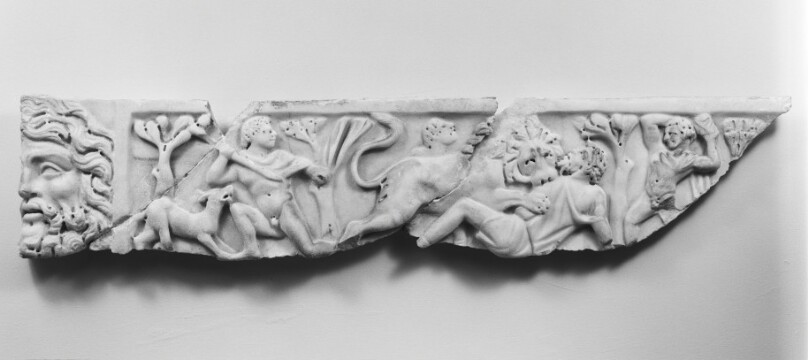 Sarcophagus Lid (2 fragments)