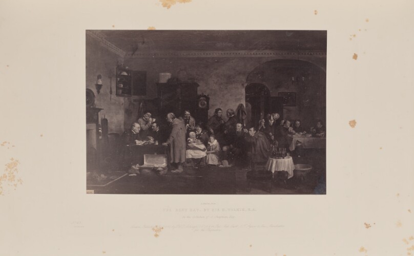 The Rent Day, by Sir D. Wilkie, R.A.