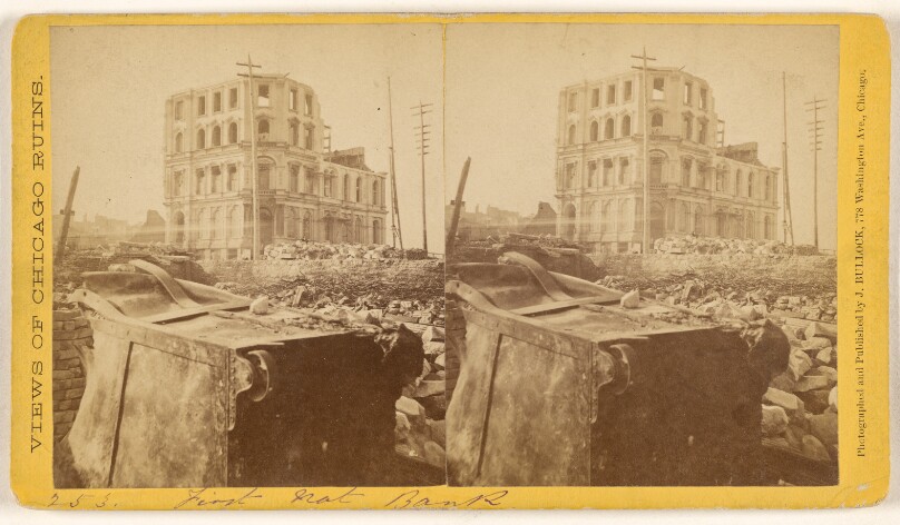 [First National Bank, Ruins of the Chicago Fire, 1871]