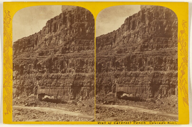 View of the Wall. This canon is 40 3/4 miles long and from 1,500 to 3,000 feet deep. [Colorado River. Cataract Canon.]