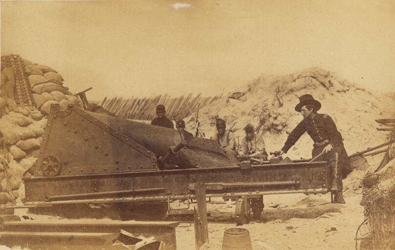 Bursted gun in Battery Rosecrans