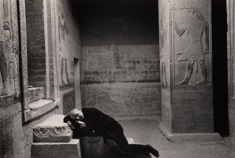 Self-Portrait Asleep in the Tomb of Mereruka at Sakkara