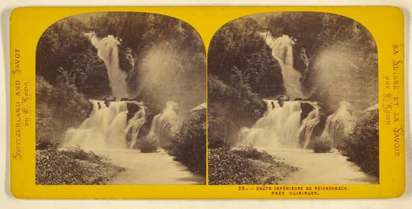 Chute Inferieure du Reichenbach, Pres Meiringen.