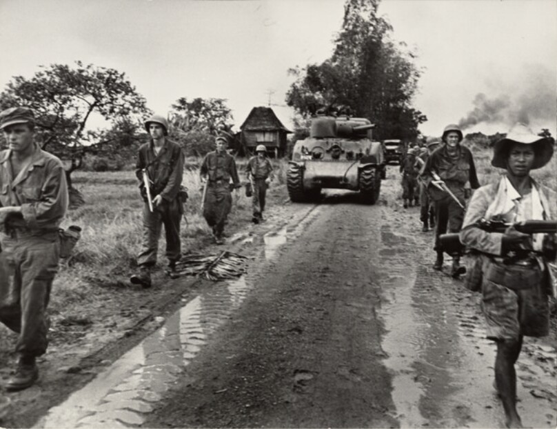 American and Filipino Guerillas join forces in attack on Japanese, Northern Luzon