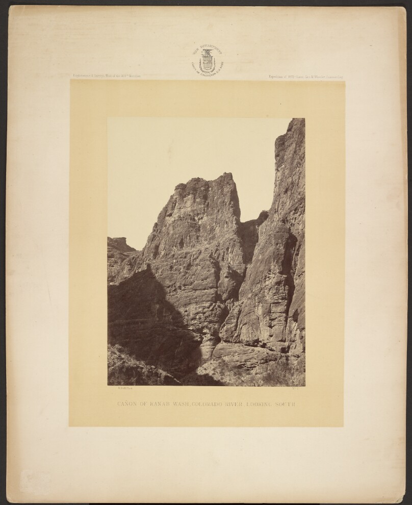 Cañon of Kanab Wash, Colorado River, Looking South