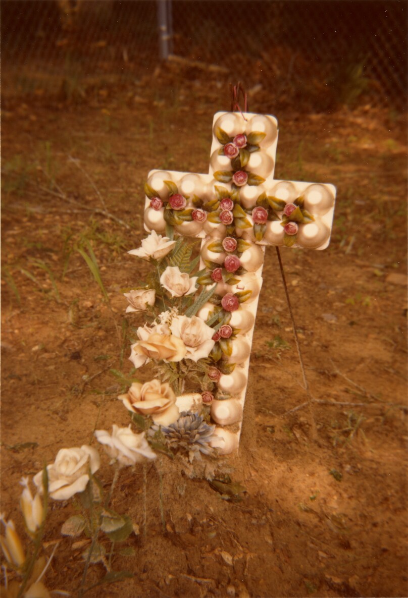 Egg Carton Cross, Hale County, Alabama