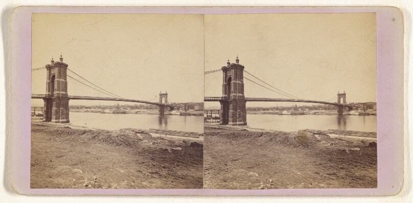 [Suspension Bridge Cincti Ohio]
