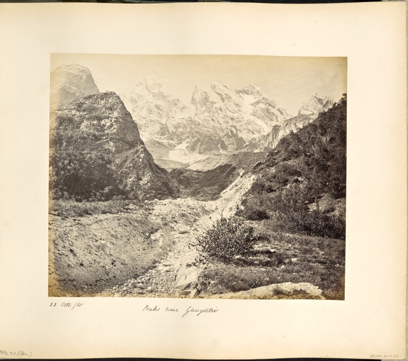 Snowy Peaks near the Gangootri Glacier