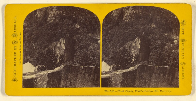Rock Study, Hart's Ledge, No. Conway. [White Mountains]