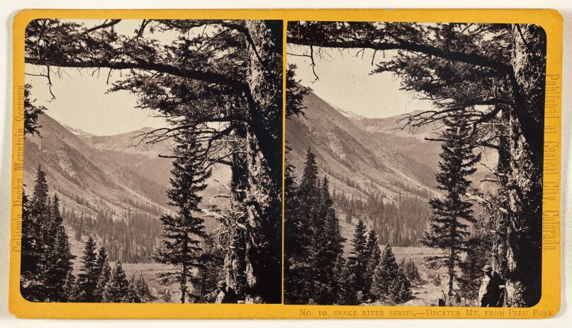 Decatur Mt. from Peru Fork. [Snake River, Colorado]
