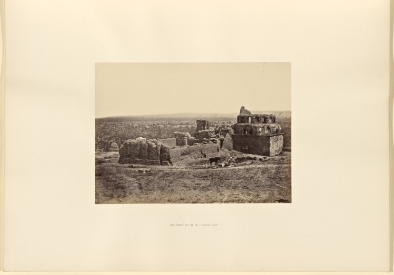Distant view of Damascus