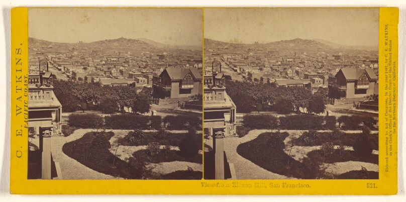View from Rincon Hill, San Francisco.