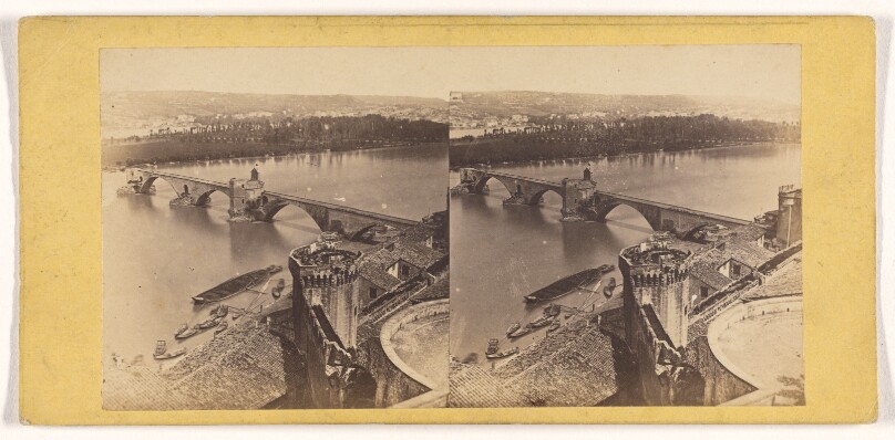 [High angle view of unidentified French city]