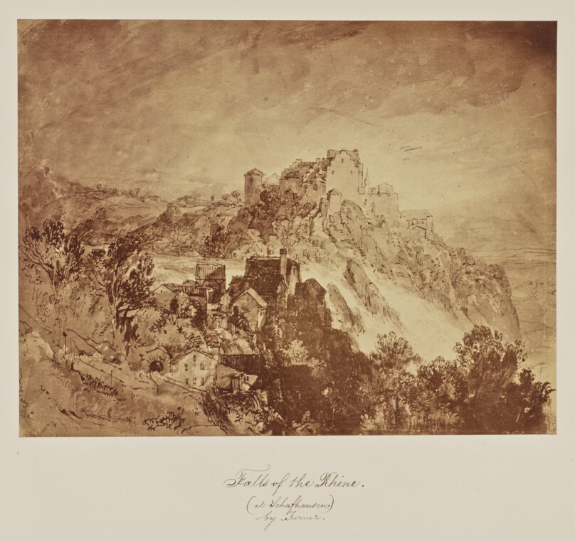 Falls of the Rhine. (at Schafhausen.) by Turner.