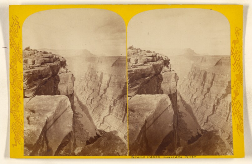 The Canon, from To-ro-weap Valley, (Looking Up.) [Grand Canon, Colorado River]