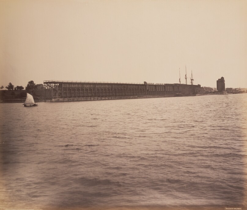 Coal Piers at North Fair Haven. L.V.R.R.