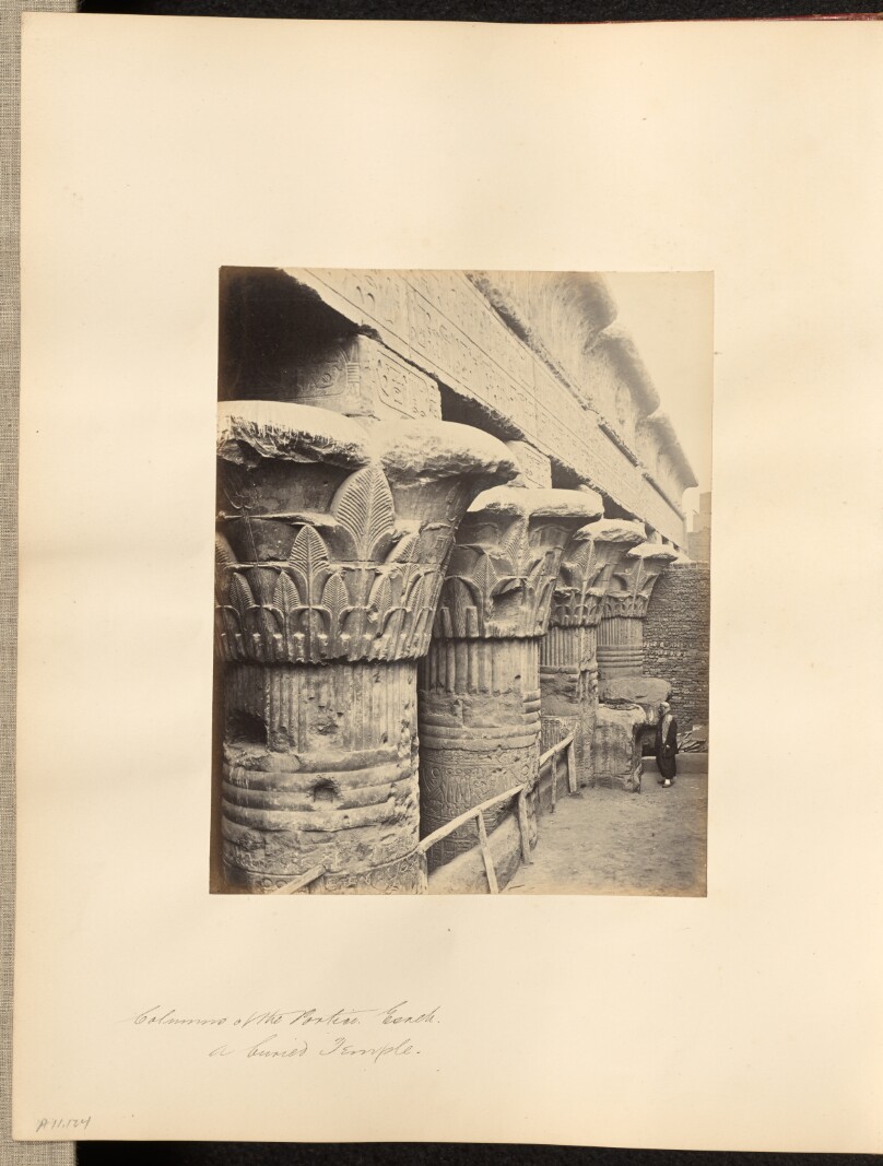 Columns of the Portico, Esneh, a buried Temple