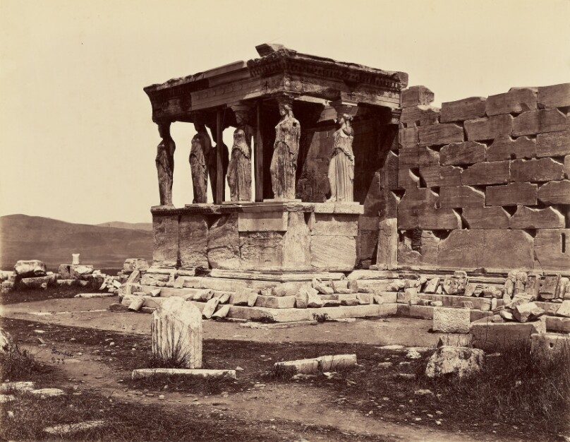 Cariatides du Temple de l'Erechteion - Athenes