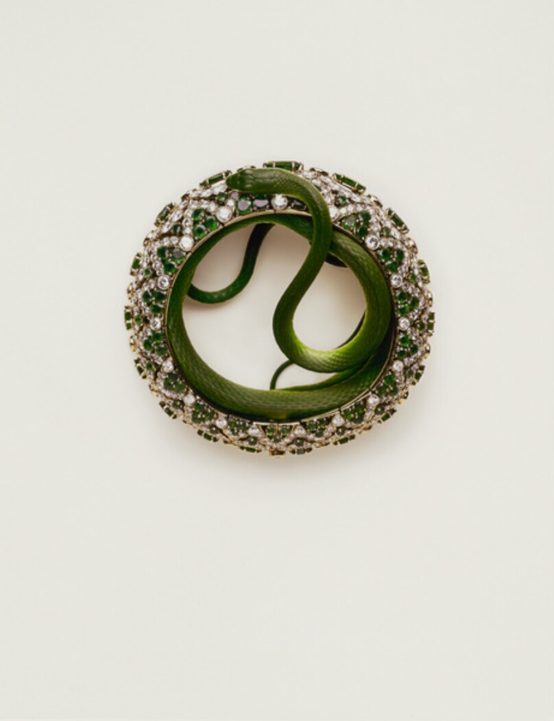 Van Cleef & Arpels Bracelet with Green Snake, New York