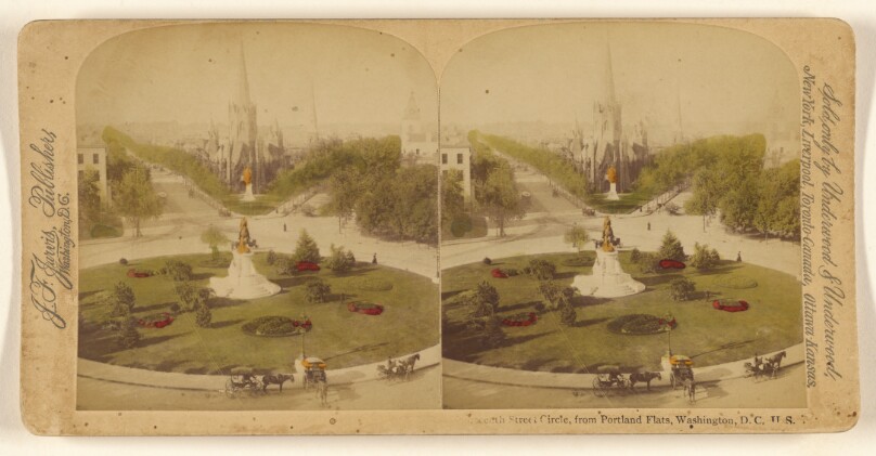 Fourteenth Street Circle, from Portland Flats, Washington, D.C., U.S.A.