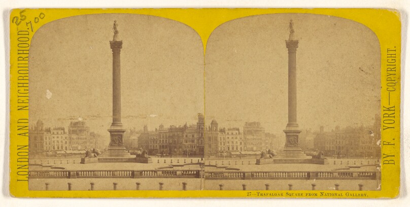 Trafalgar Square From National Gallery.