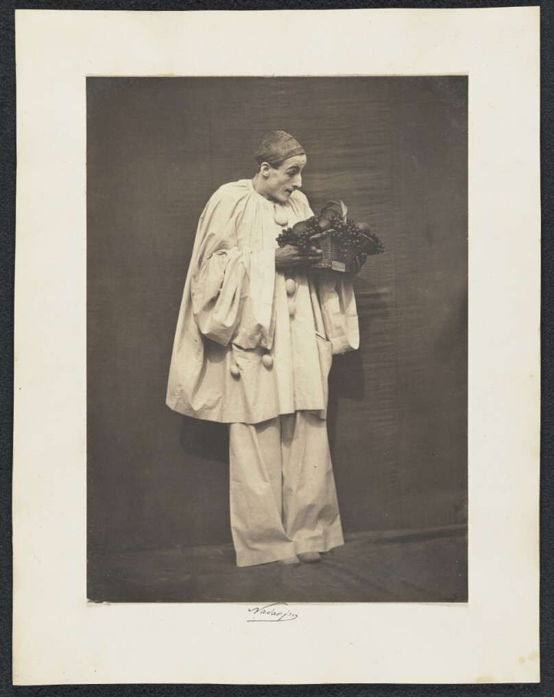 Pierrot à la corbeille de fruits