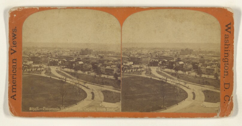 Panoramic View from the Capitol, South East. [Washington, D.C.]