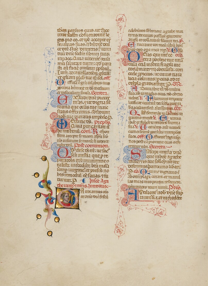 Initial G: Saint Agatha